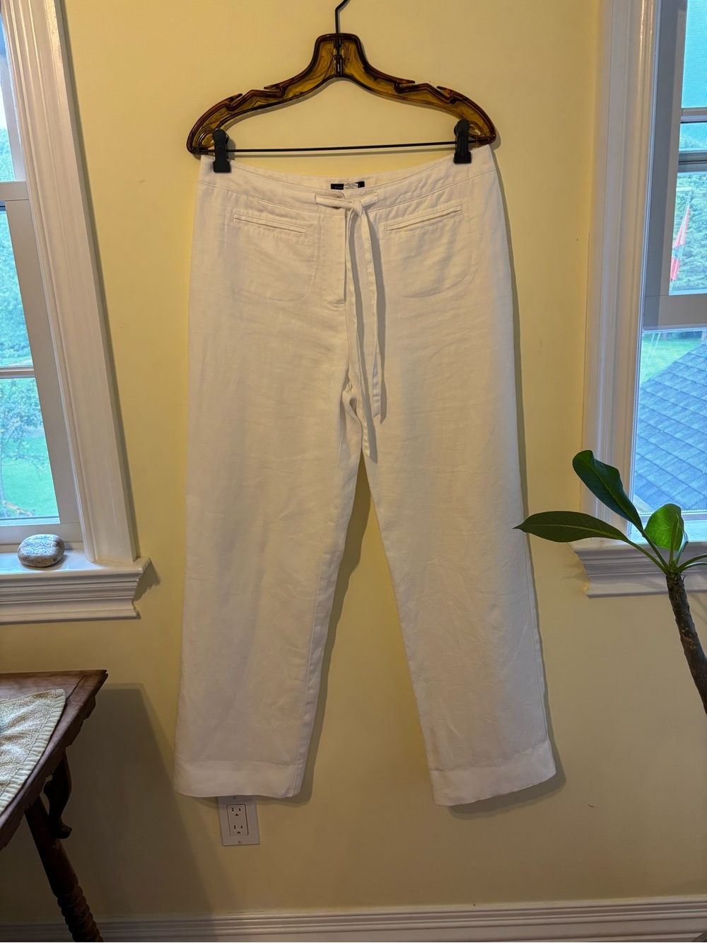 Charter Club White Linen pants